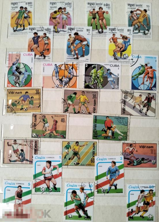 Вьетнам Куба Спорт Футбол набор Можно по отдельности