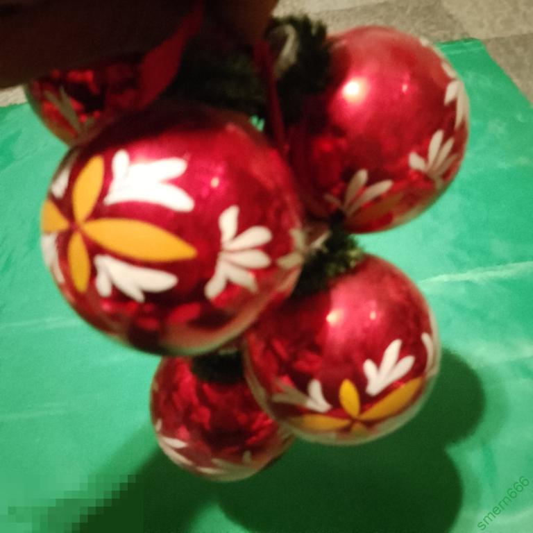 Елочная игрушка СССР шары ГДР