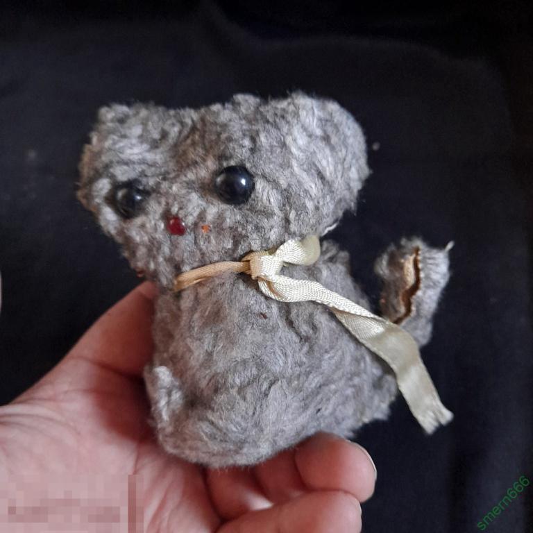 Редкая коллекционная мягкая винтажная игрушка кот