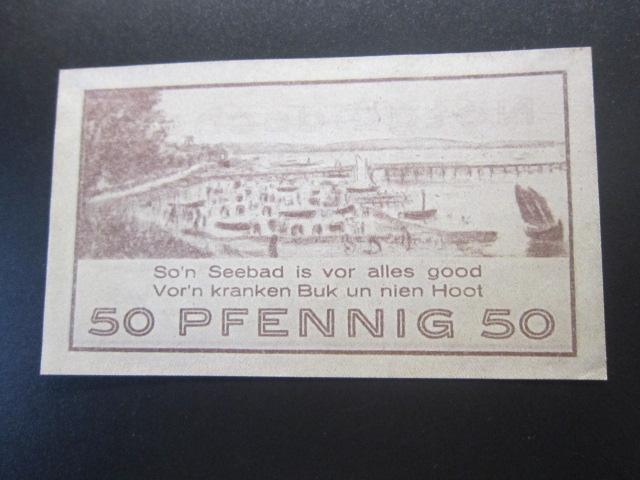 ГЕРМАНИЯ НОТГЕЛЬД  50  ПФЕННИГОВ  Niendorf