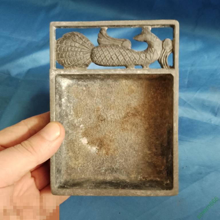 Пепельница металлическая винтаж жар птица