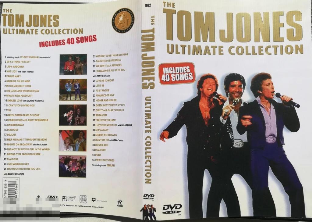 TOM JONES - ULTIMATE COLLECTION.includes 40 songs DVD VIDEO Состояние: "VERY GOOD" РЕДКОСТЬ!!!