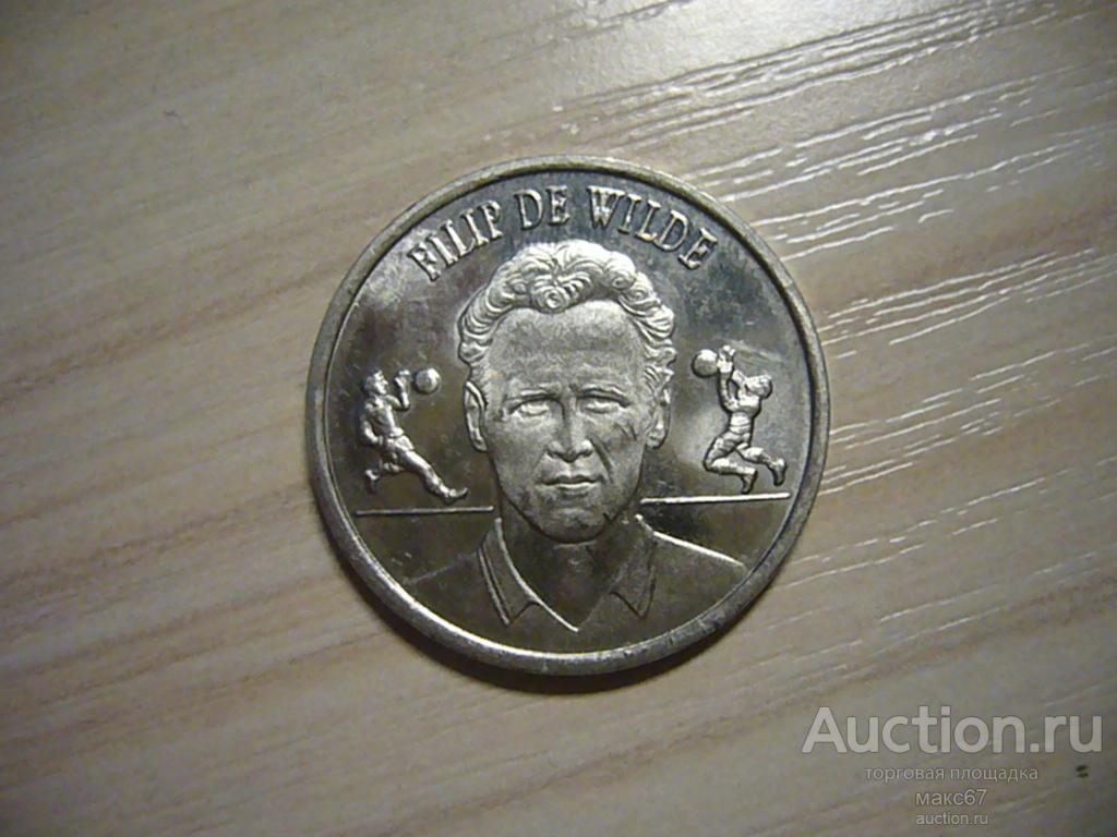 Футбольный жетон Сборная Бельгии по футболу. Бельгия