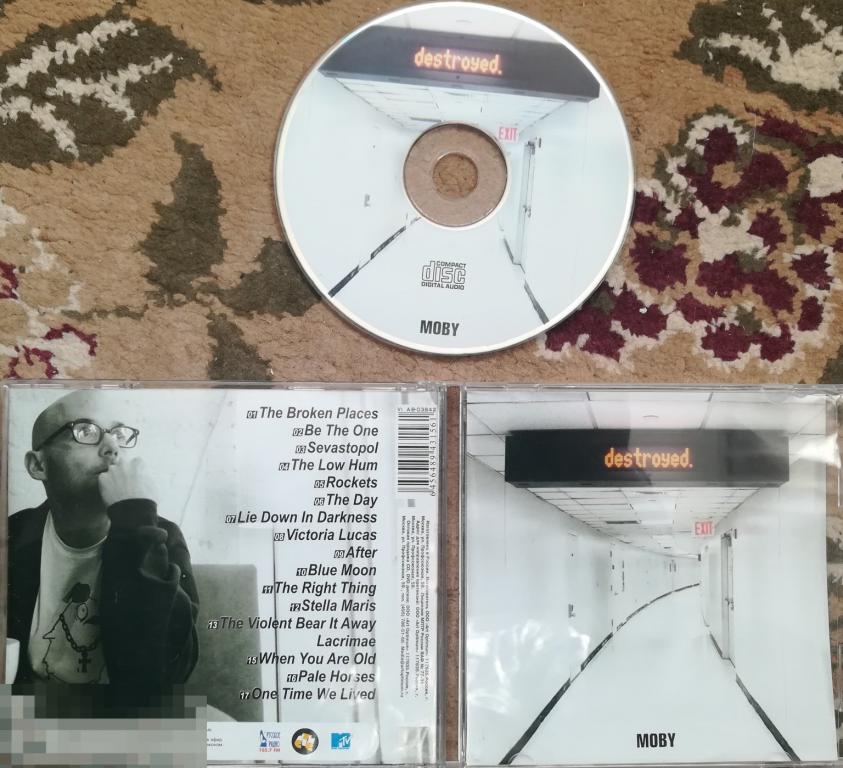 MOBY Destroyed (2011, CD  Art Optimum) Сост. Like New
