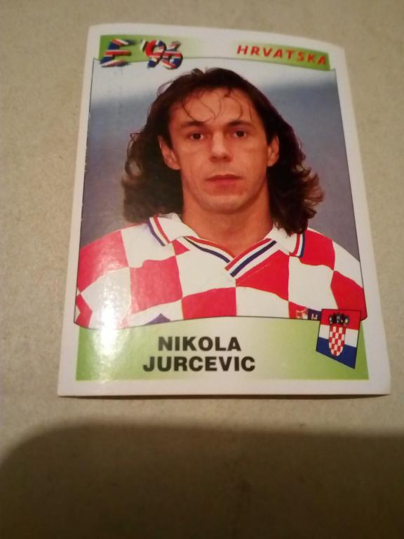 Наклейка PANINI EURO 96 - 344 NIKOLA JURCEVIC