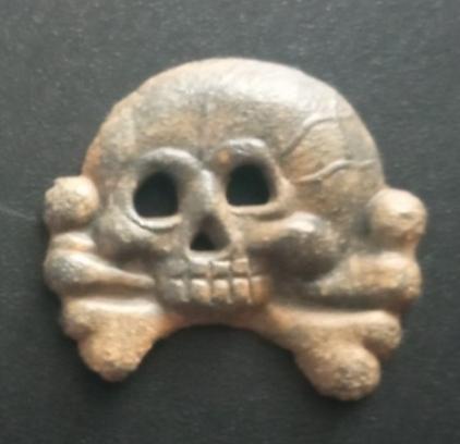 Петличный знак череп мёртвая голова танкист вермахт Германия