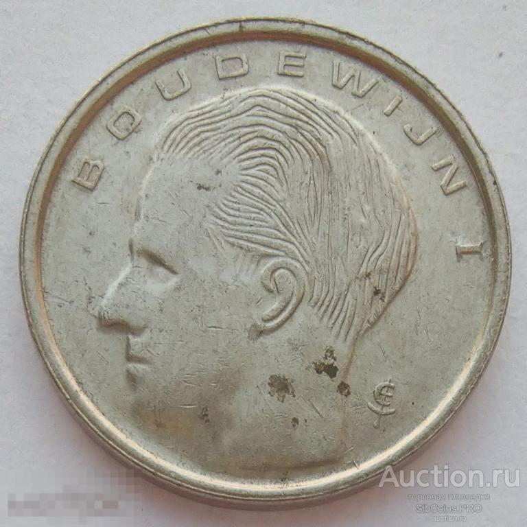 Бельгия 1 франк 1990, BELGIE