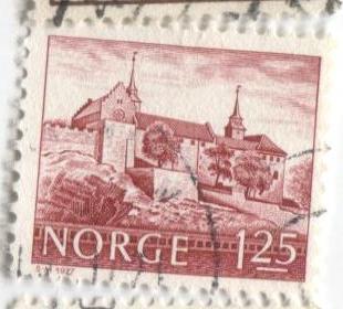 1977 Норвегия.Стандарт.Здания 1м.гаш