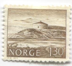 1977 Норвегия.Здания 1м.гаш