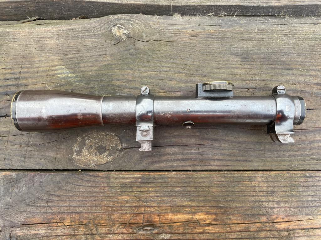 Снайперский прицел Dr. Walter Gerard B 3x для винтовки Mauser Gewehr 98 , ПМВ.
