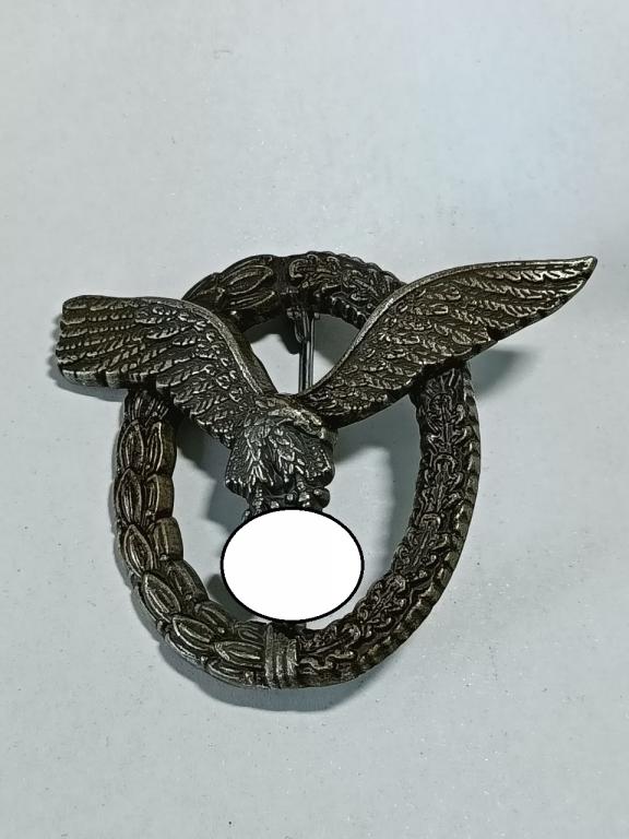 Нагрудный знак пилота Люфтваффе (Luftwaffen Flugzeugfuhrerabzeichen) Германия 3 Рейх КОПИЯ
