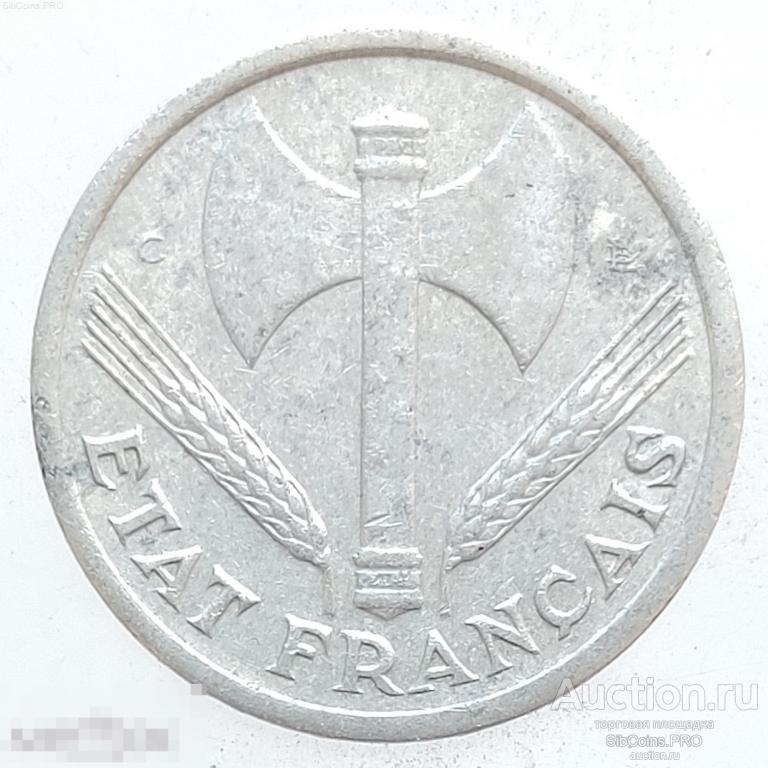 Франция 1 франк, 1944 (С)