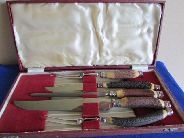 Набор дя охоты, разделки мяса. Англия, Sheffield 19в.