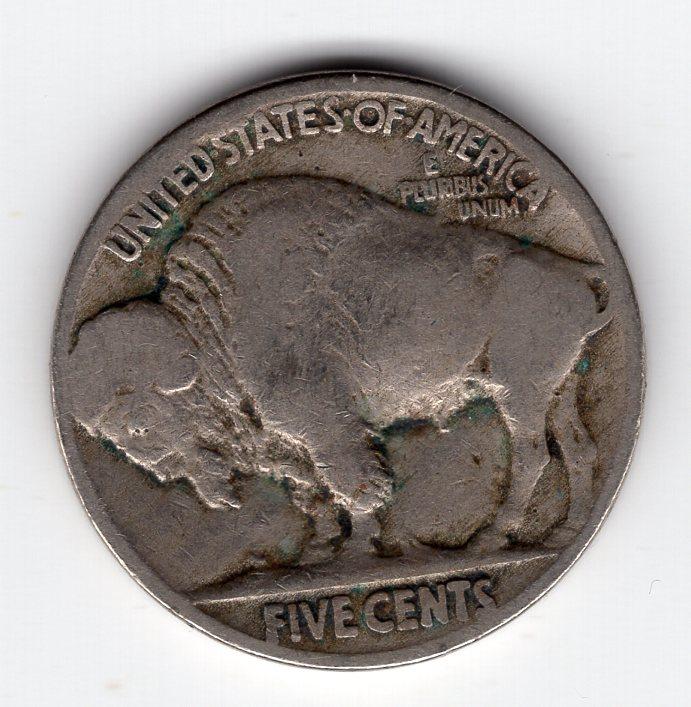 5 центов - США - 1925 - Буффало - Бизон - Индеец - KM#134