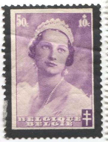 1935 Бельгия.Смерт королевы Астрид.В помощь туберкулезникам 1м.*