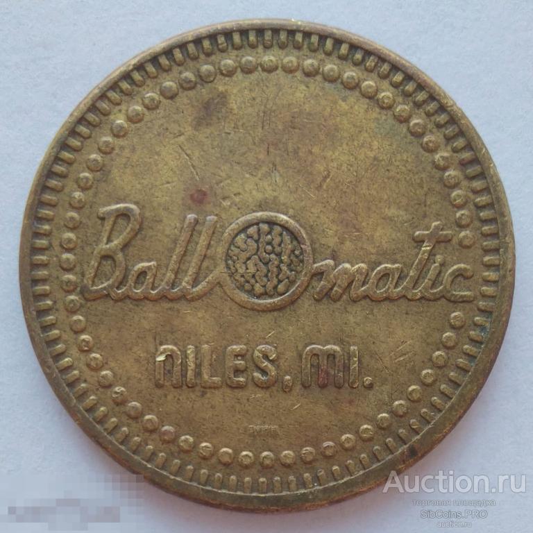 Жетон США (гольф) — Ballomatic Niles, MI.