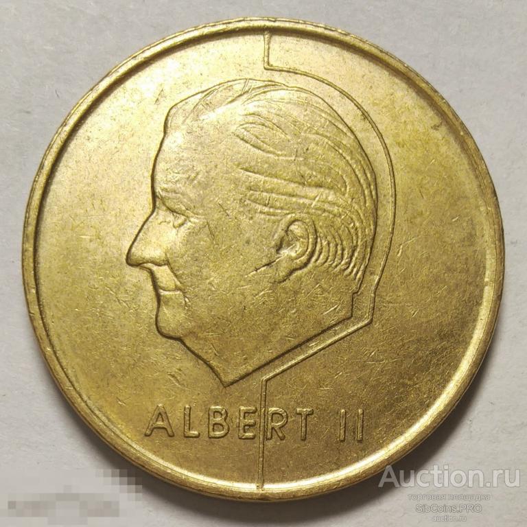 Бельгия 5 франков 1996, BELGIE