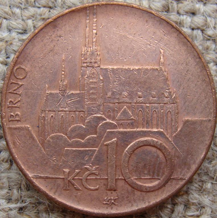 Чехия 10 крон 2003 год