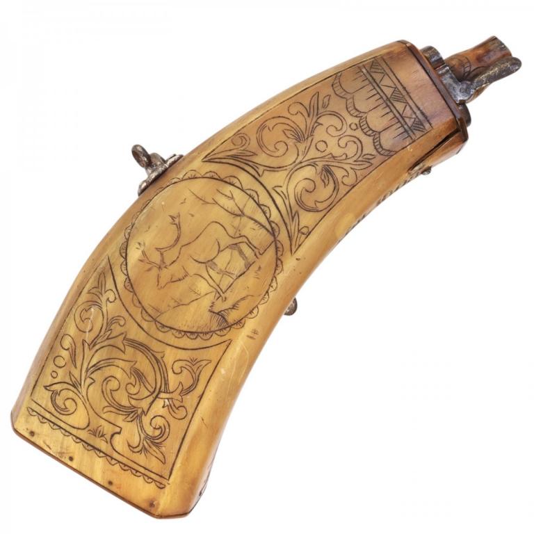 Пороховница роговая английская, 1808 г. (94711)