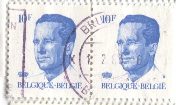 1982 Бельгия.Стандарт Король Бодуэн 1.1м.гаш пара