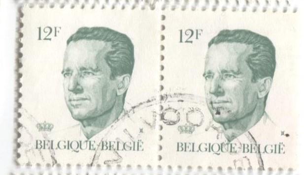 1984 Бельгия.Стандарт Король Бодуэн 1.1м.гаш пара