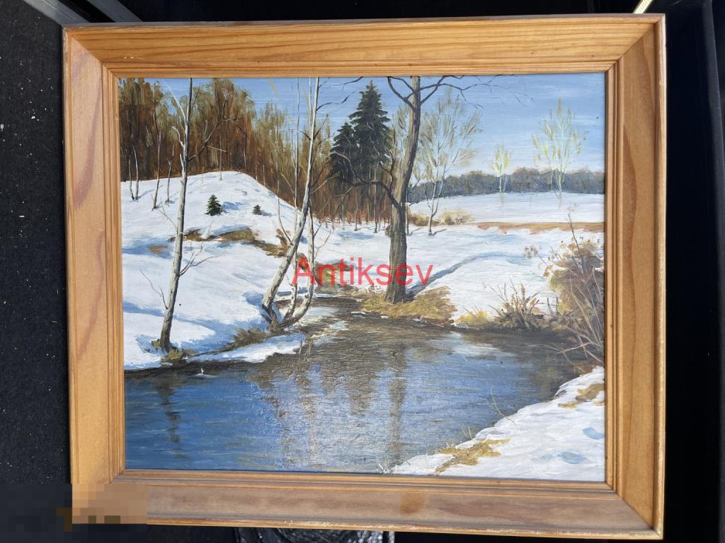 Картина Зимний пейзаж 27*33