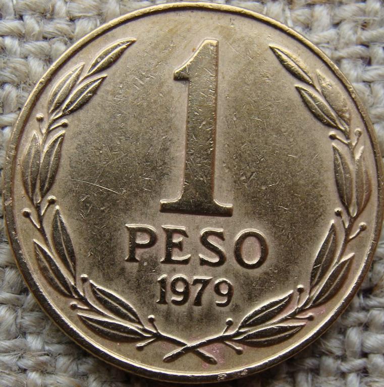 Чили 1 песо 1979 год