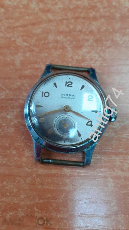 Часы наручные Маяк. 16 камней. На ходу  (Ч -П7453)