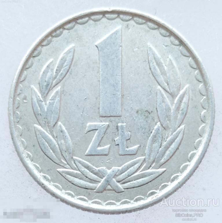 Польша 1 злотый, 1982