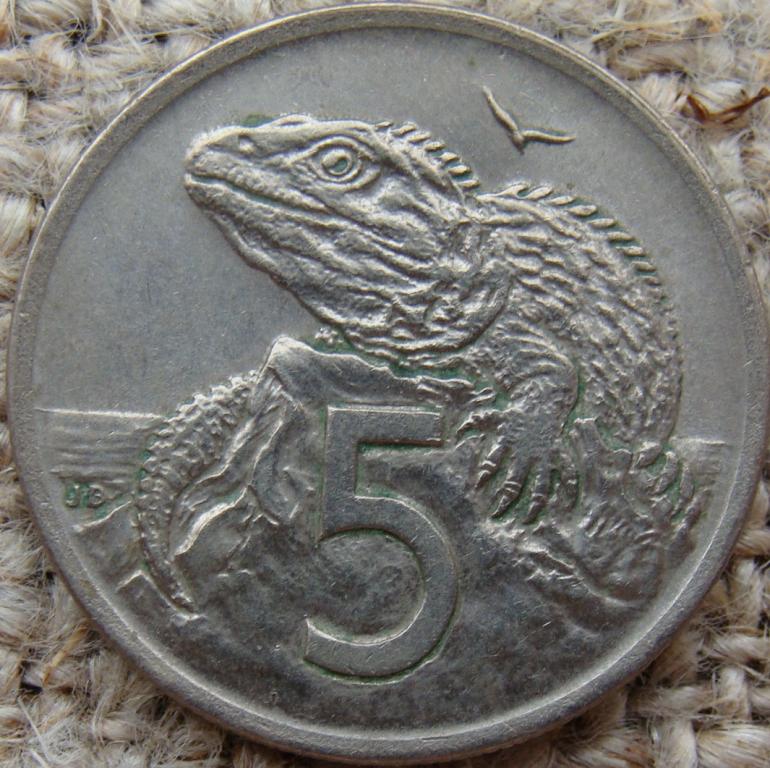 Новая Зеландия 5 центов 1971 год