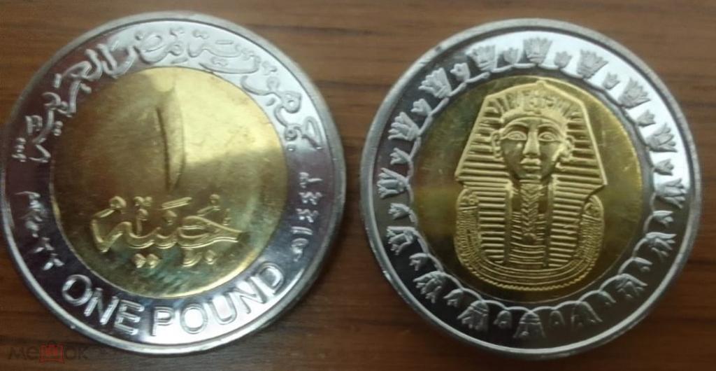 Египет -1 фунт 2022 UNC (go)