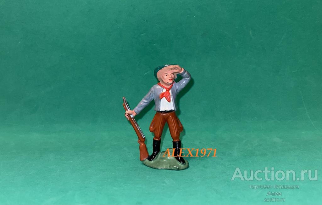 № 039 ДЕВИ КРОКЕТ, КОВБОЙ ГДР, ИНДЕЙЦЫ, СОЛДАТИК, ГДР, РЕЗИНОВЫЙ, ВЕСТЕРН, ДИКИЙ ЗАПАД