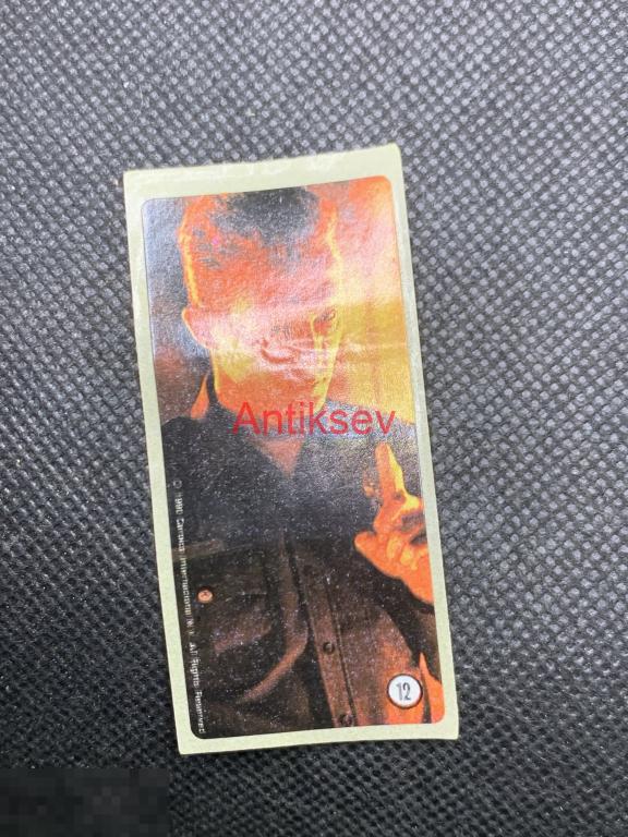 Наклейка от жвачки Terminator 1990 № 12