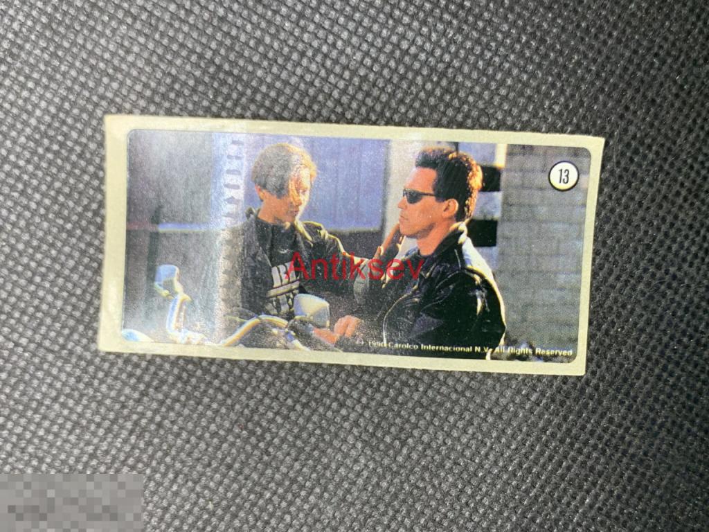 Наклейка от жвачки Terminator 1990 № 13