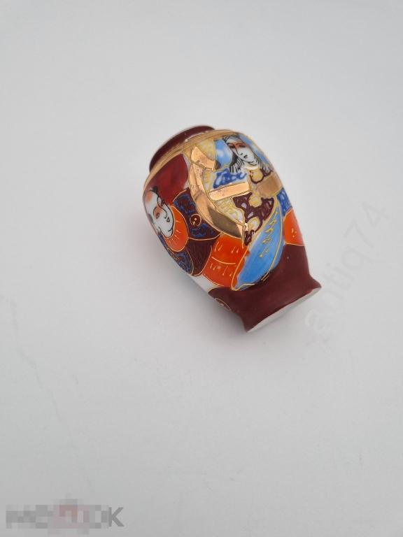 Вазочка миниатюрная. Старинная. Япония.  (В20574)