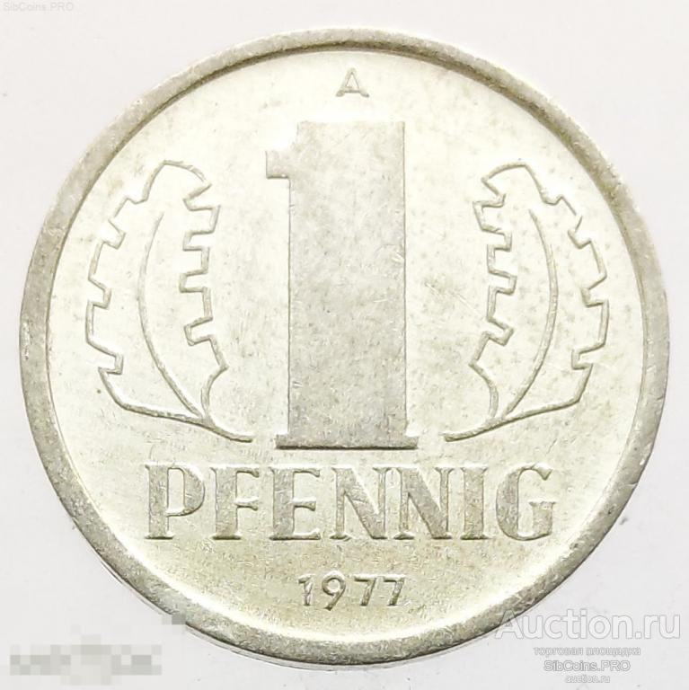 Германия, (ГДР) 1 пфенниг, 1977