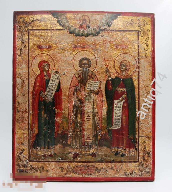 Икона Невьянск, подписная, датированная.   (06901)
