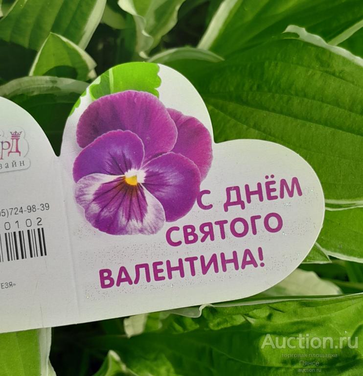 Валентинка открытка «С Днём Святого Валентина!».
