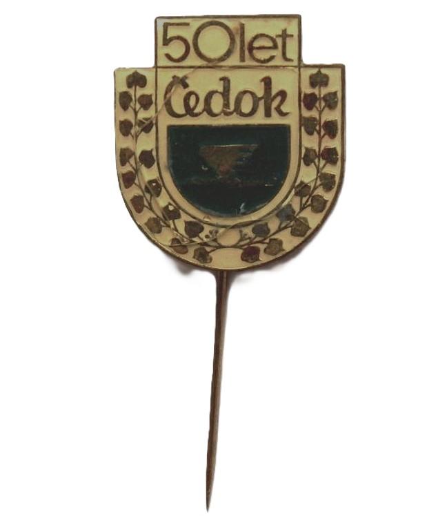 ЧЕХОСЛОВАКИЯ 1970 знак на игле «ČEDOK». Интурист. 50 лет образования