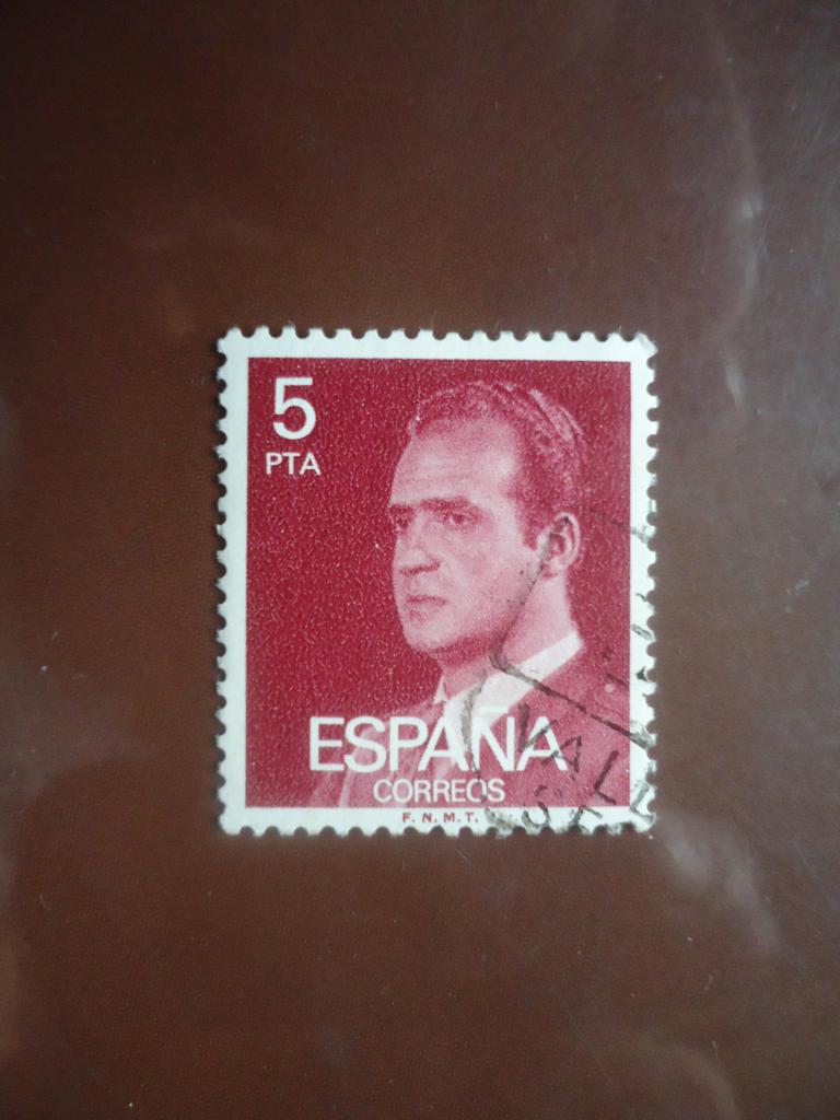 1976 г.  Испания  гаш. без клея.