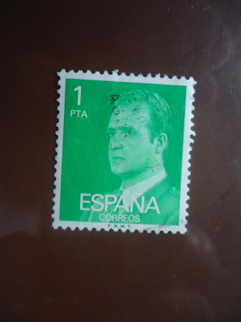1977 г.  Испания  гаш. без клея.
