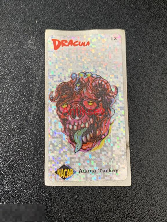 Наклейка от жвачки Dracula Nacar № 12