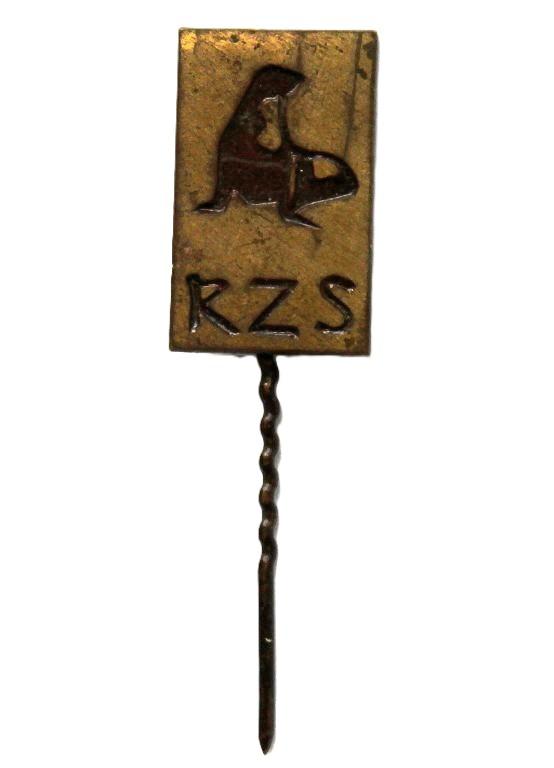 СССР (Литва) знак на игле «RZS». Республиканский зоологический сад в Каунасе