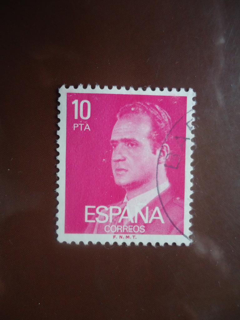 1977 г.  Испания  гаш. без клея.