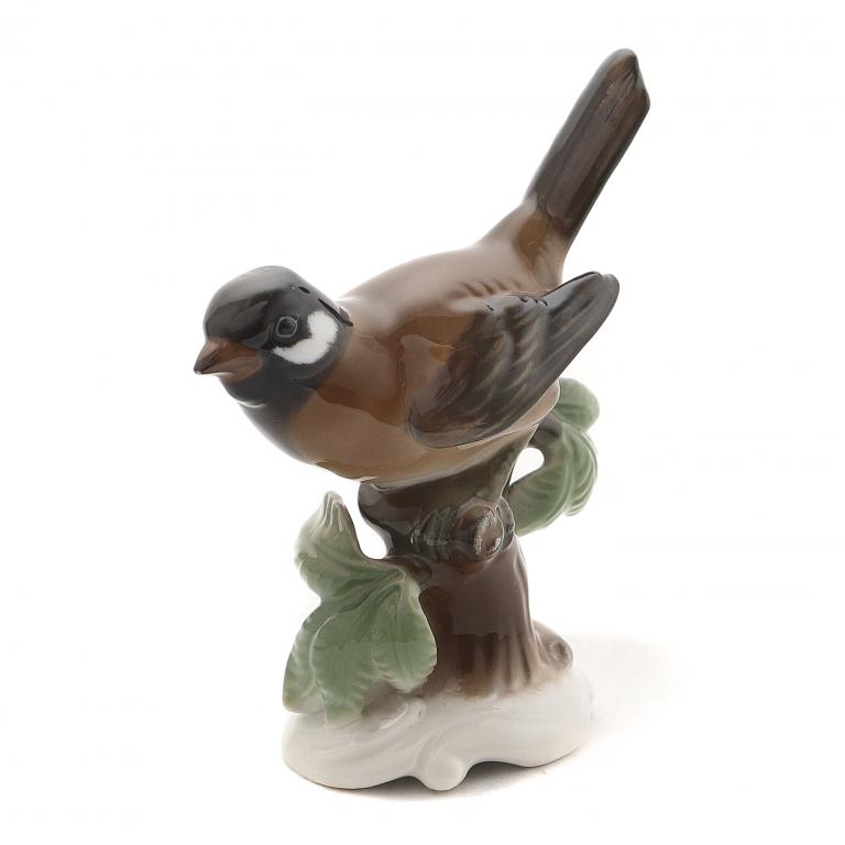Фарфоровая фигура "Зяблик на ветке". Rosenthal