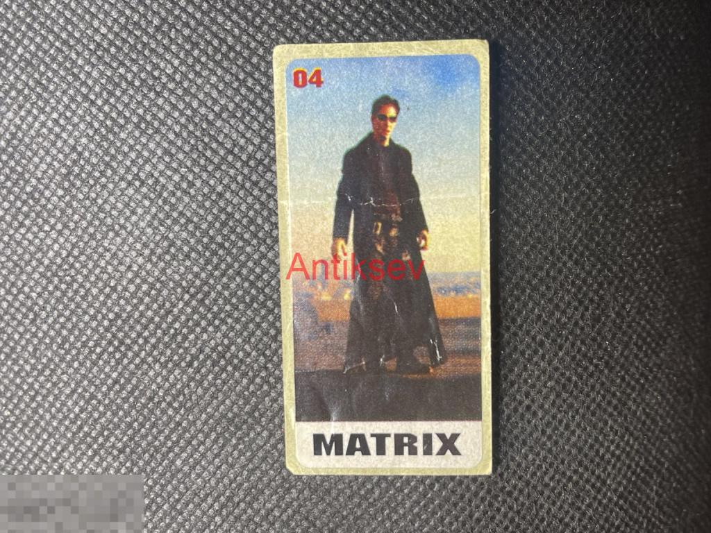 Наклейка от жвачки Matrix Матрица № 04