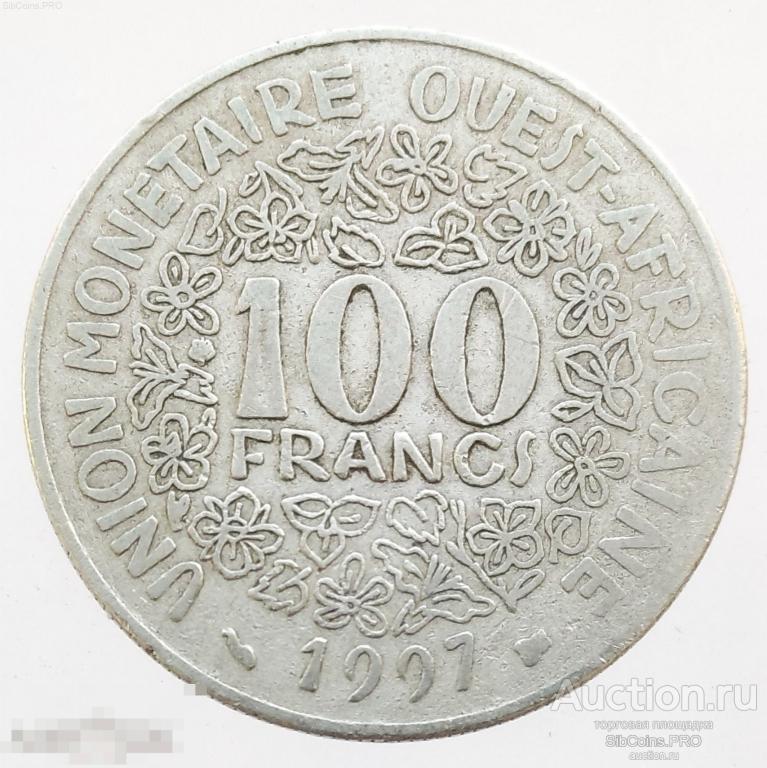 Западная Африка 100 франков, 1997