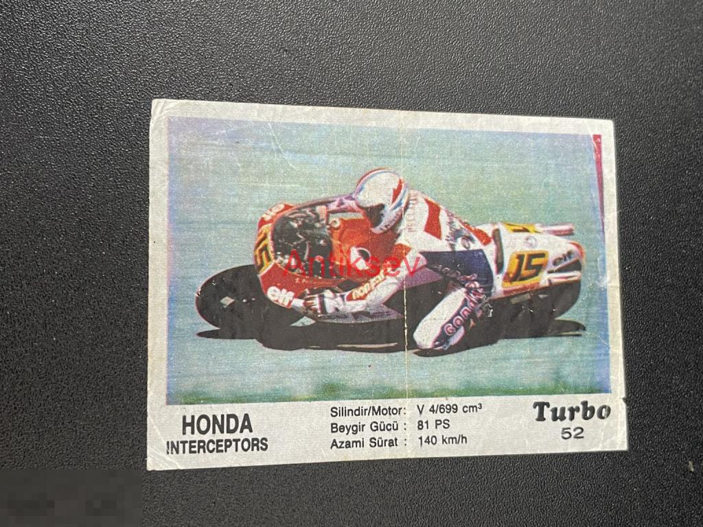 Вкладыш от жвачки Turbo № 52 2 серия