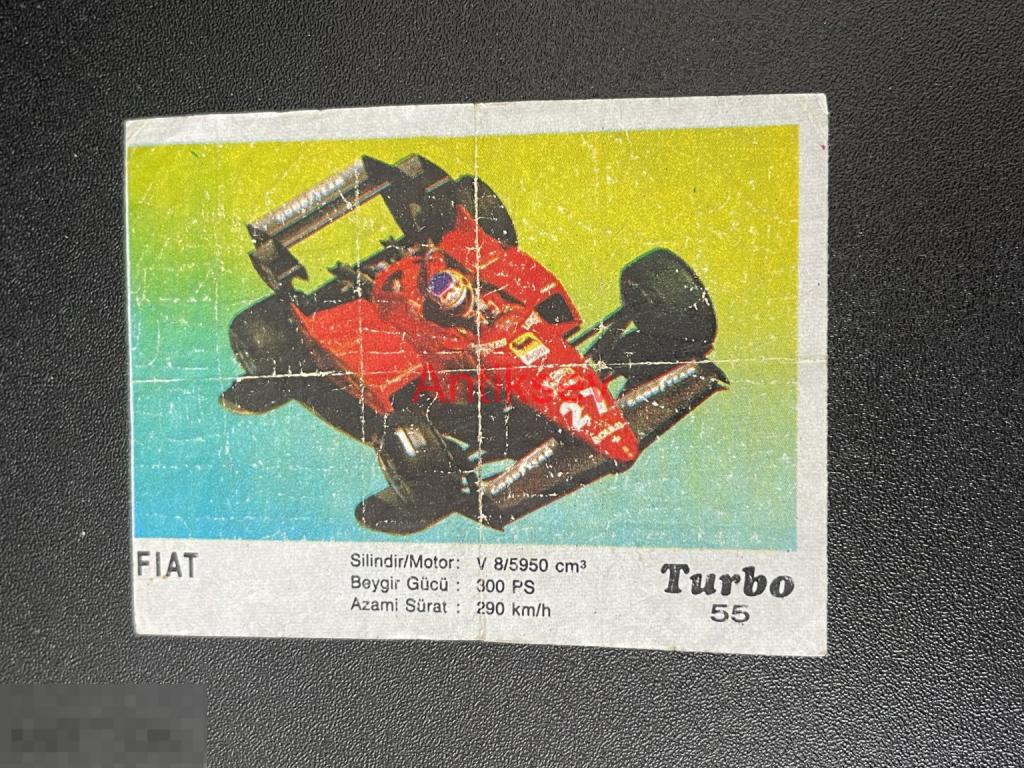 Вкладыш от жвачки Turbo № 55 2 серия