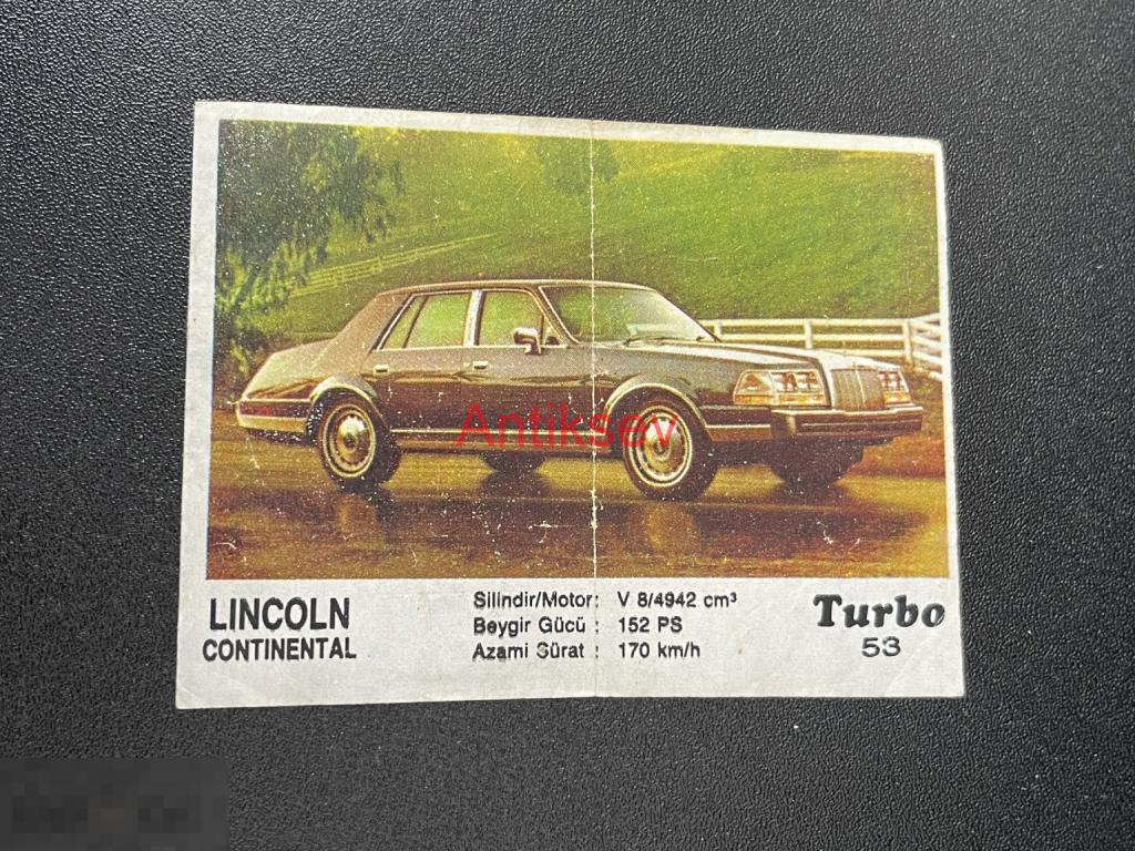 Вкладыш от жвачки Turbo № 53 2 серия